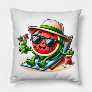 Watermelon Chill Out - Summer Breeze and Fresh Squeeze Pillow