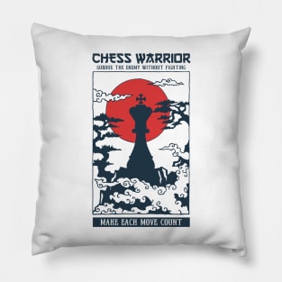 Chess Warrior King Pillow