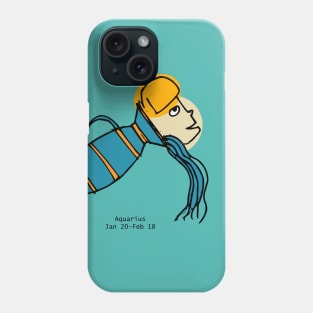 Aquarius - Zodiac Sign Phone Case