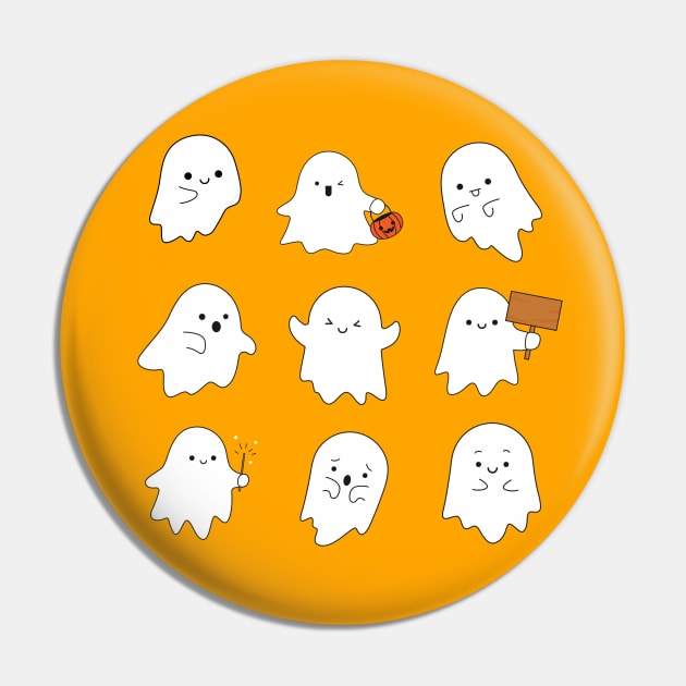 Halloween Ghost Pin by Signum