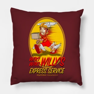 Wiki Wiki Willy's Express Service Pillow