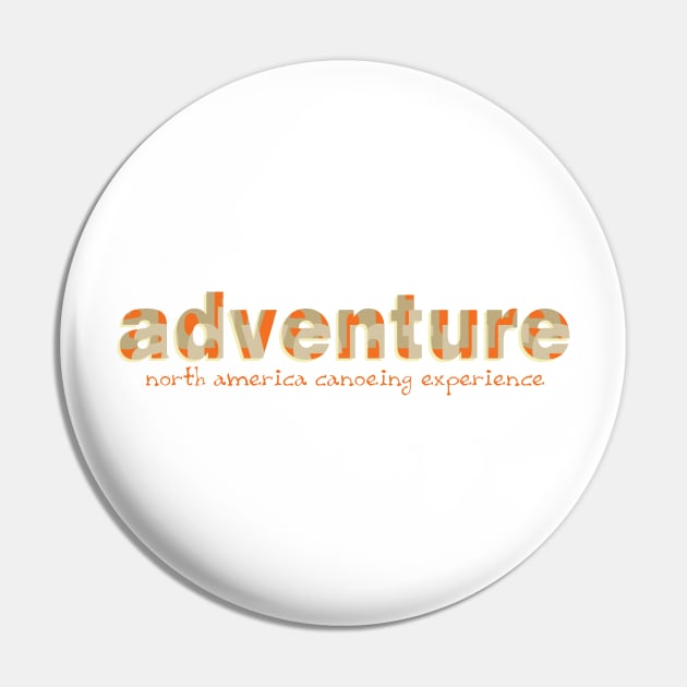 Adventure Canoeing Pin by TBM Christopher