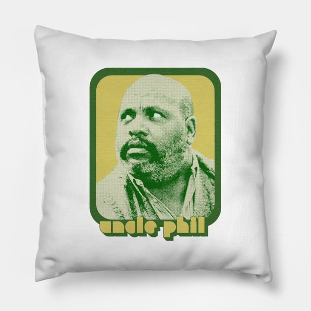 Uncle Phil / Original 70s Style Retro Design Pillow by DankFutura