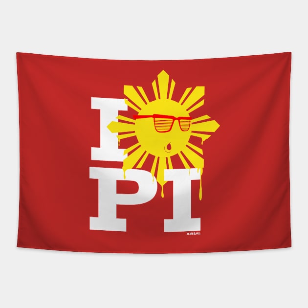 I Love the Philippines Tapestry by airealapparel