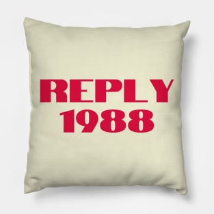 Reply 1988 nostalgic kdrama Pillow