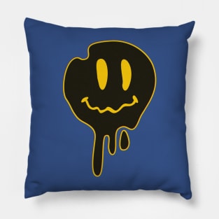 Drippy Smiley Pillow