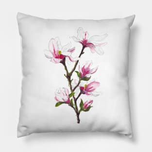 Magnolia blossoms Pillow