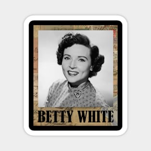 Betty White // Vintage Frame Magnet