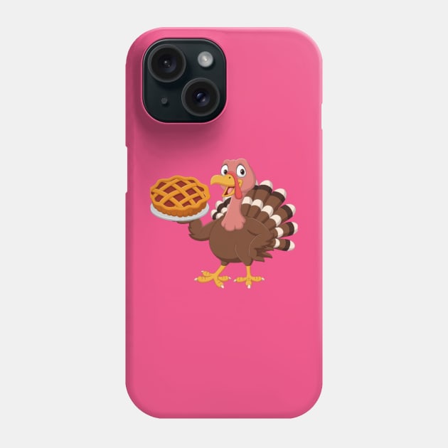 Dia de Accion de Gracias con pie de calabaza Phone Case by LegnaArt