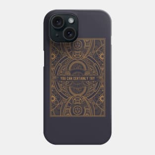 D20 Dice Steampunk You Can Certainly Try Phone Case