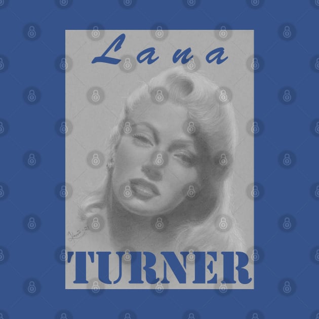 Lana Turner by jkarenart