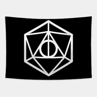 D20 Polyhedral RPG Dice Tapestry