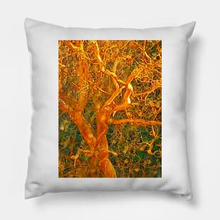 Golden Tree Pillow