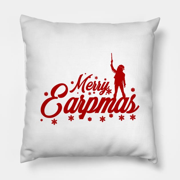 Merry Earpmas - Wynonna Earp Christmas Pillow by viking_elf