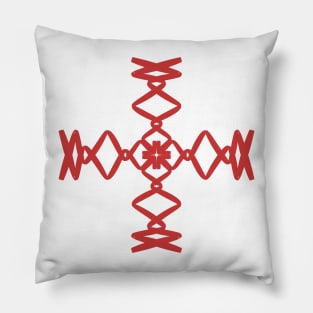 The Christian cross based on crucifixion of Jesus Christ (Jesus Piece) Pillow