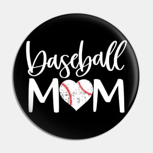 Baseball Mom T-shirt Mother's Day Gift Pin