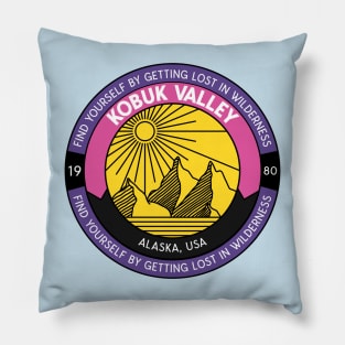 Kobuk Valley Alaska Wilderness Hiking Camping Outdoorsman Pillow