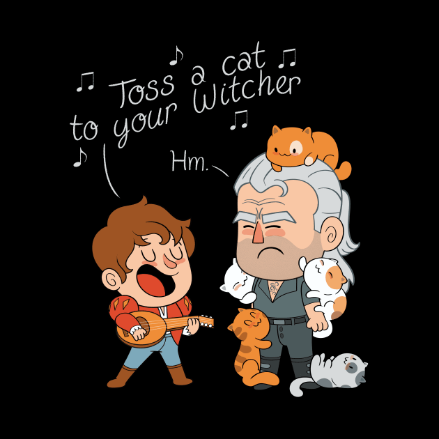 Toss a cat to your witcher.... by Queenmob