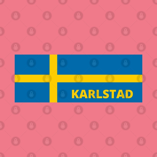 Karlstad City in Swedish Flag by aybe7elf