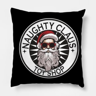 Naughty Claus Pillow