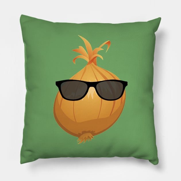 Cool Onion Pillow by SandraKC