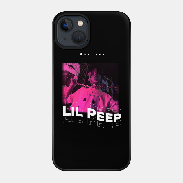 Lil Peep Pink Hellboy (Lil Peep Hellboy; Lil Peep T-Shirt, Aesthetic Lil Peep). - Lil Peep - Phone Case