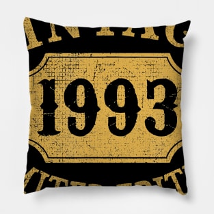 1993 27 years old 27th Limited Birthday, Anniversary Gift T-Shirt Pillow