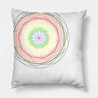 POC Rainbow Pride Spirograph Pillow