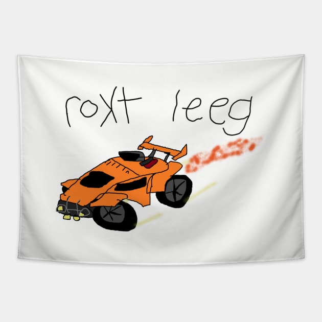 Rokt Leeg Orange Octane Tapestry by Items4All