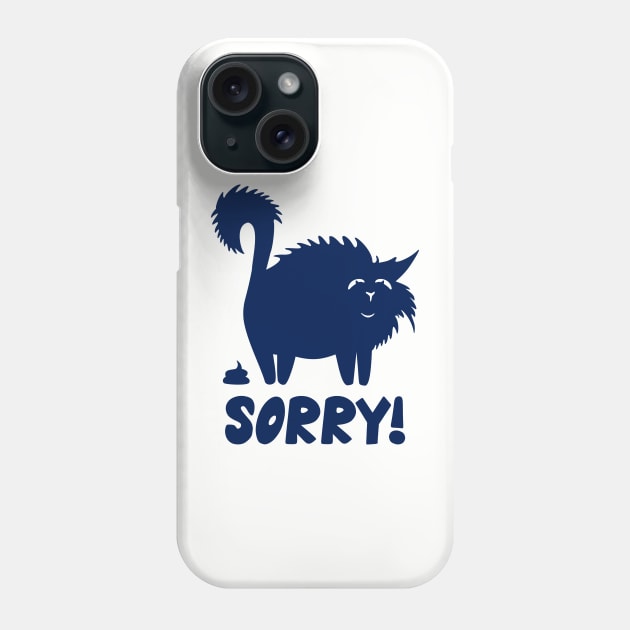 cat sorry Phone Case by small alley co