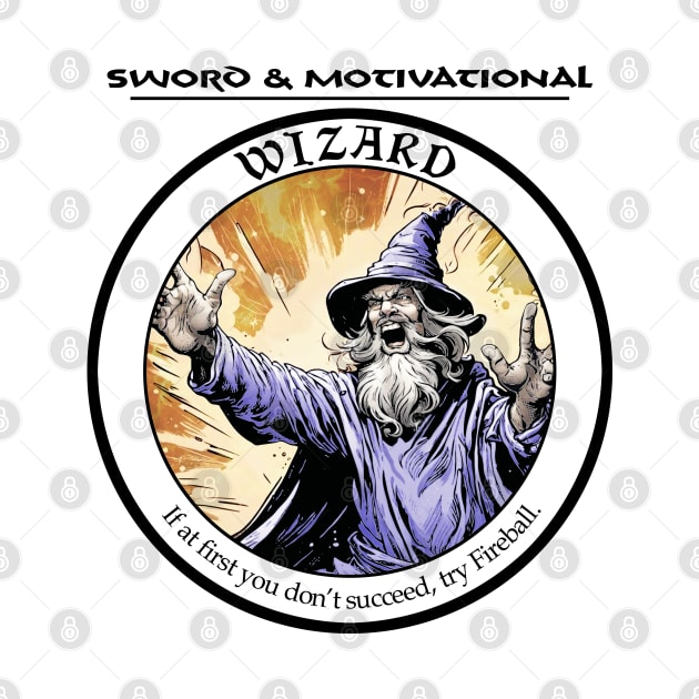 Sword and Motivational - Wizard Light by Waag Books