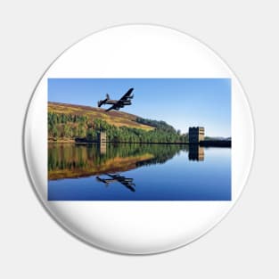 Lancaster Bomber over Derwent Dam Pin