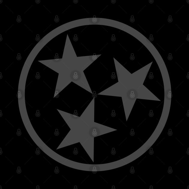 Tennessee State Flag Dark Tristar by ilrokery