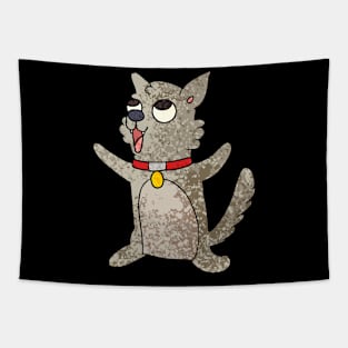 Funny dog Tapestry