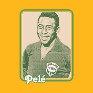 Pelé // Retro Soccer Fan Gift Design T-Shirt