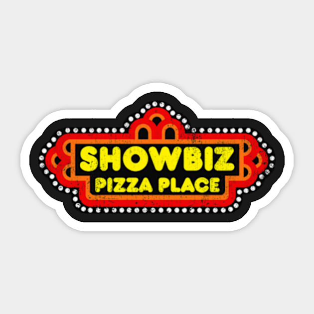 Showbiz Pizza Faded - Showbiz Pizza Place - Sticker