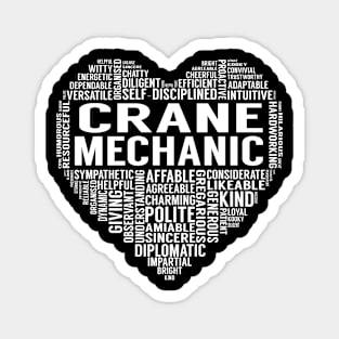 Crane Mechanic Heart Magnet