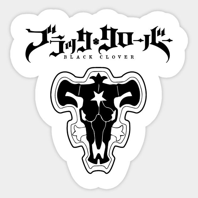 Black Clover Black Bulls Anime Comic Brown Asta Yuno Yami Capten Sticker Teepublic