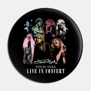 Stevie Nicks Vintage Rock Music 2023 Tour Live in Concert Pin