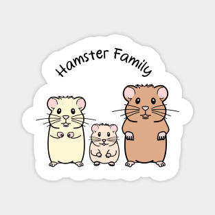 Hamster Family Harmony Magnet