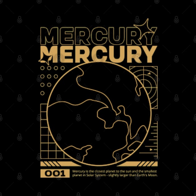 Planet Mercury by faagrafica