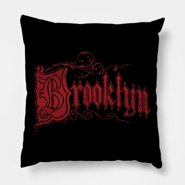 Brooklyn Pillow by TouristTrash