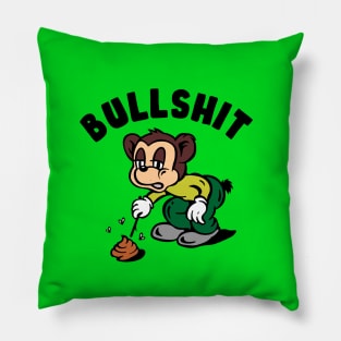 Bear and bullshit Pillow