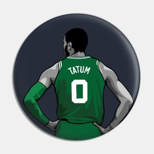 Jayson Tatum Vector Standing Pin