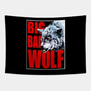 Big Bad Wolf (Red) Tapestry