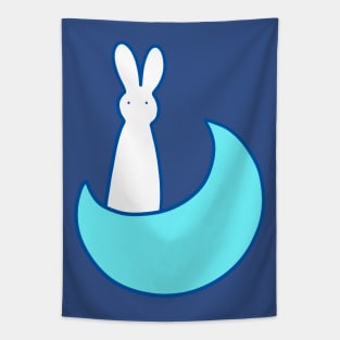 Blue Moon Bunny Tapestry