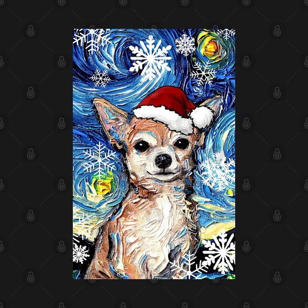 Chihuahua Santa by sagittariusgallery