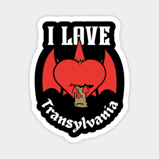 I Heart Transylvania-I Love Transylvania Magnet