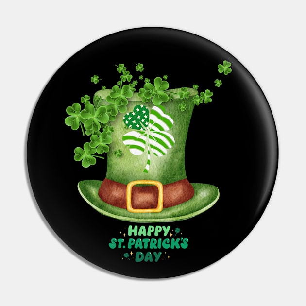 Happy St. Pat's Day Pin by Spacetrap