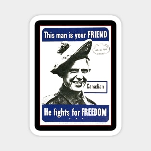 Vintage WWII Poster Magnet